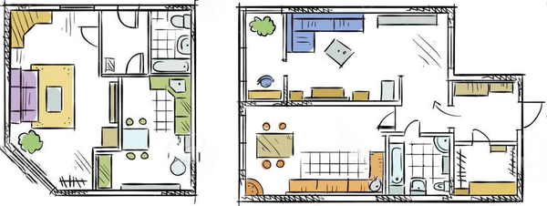Progettazione degli spazi: disegno gli arredi per spostarli