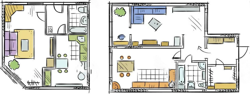 Progettazione degli spazi: disegno gli arredi per spostarli