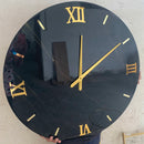 Orologio 80cm Nero e Oro (Made in Italy)