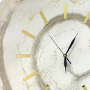 Orologio di Lusso Bianco e Oro lucido - 60 cm  (Made in Italy)