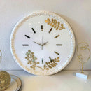 Orologio di Lusso Marmorizzato con Cristalli e Foglia Oro - 60 cm  (Made in Italy)