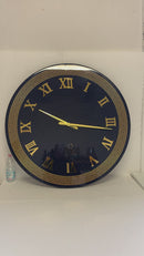 Orologio di Lusso con Greca. Nero, Oro e Brillanti - 90cm  (Made in Italy)