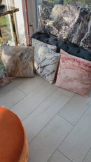 Coppia di Cuscini Marmorizzati Oro [mod.6]