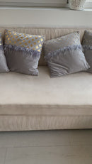 Coppia di Cuscini Piume - Grigio e Oro [mod. 6]