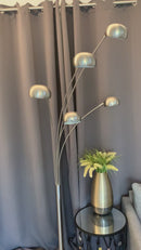 Piantana 5 STELI Argento - Base Marmo