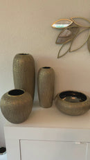 Vaso Vanità - Gocce Oro Lucido - H 45 cm