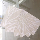 6 Tovagliette Beige decoro Foglie