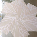 6 Tovagliette Beige decoro Foglie