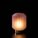 Lampada a Batterie  in Vetro SOFFIATO Satinato Fuxia [M]