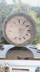 Orologio 60cm Marmorizzato con Corona di Cristalli (Made in Italy)