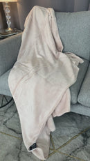 Morbido Plaid Beige 125x150 cm