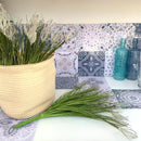 Cesto in Cotone Sabbia 26 cm con bordo lavorato