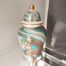 Giara Marmorizzato Oro, Bianco e Tiffany