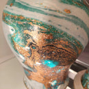 Giara Marmorizzato Oro, Bianco e Tiffany