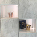 Vaso Svasato Color Oro Specchio