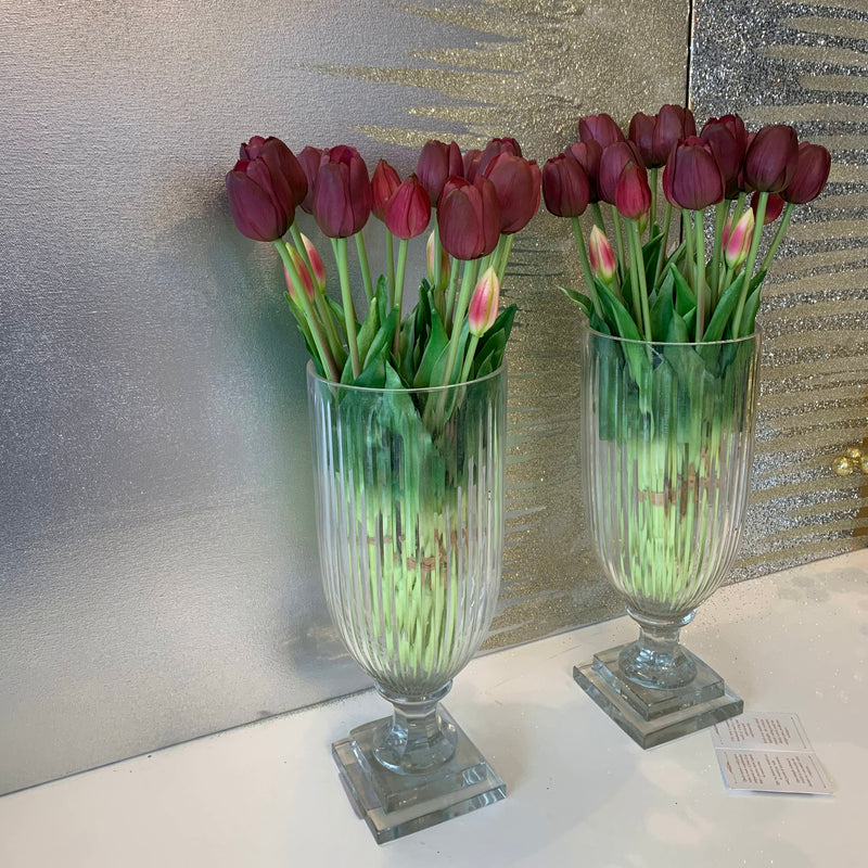 Vaso in Cristallo fatto a mano h.35 cm Stile Baccarat [Edizione Limitata!]