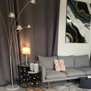 Piantana 5 STELI Argento - Base Marmo