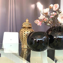 Giara in Ceramica ORO con Coperchio - Edizione Limitata