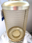 Lanterna in Ferro Battuto verniciato Oro