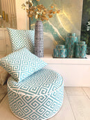 Vaso GRECA in Resina Bianco e Nero H.46 cm [Edizione Limitata]