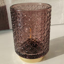 Lampada a Batterie in Vetro SOFFIATO Fumè