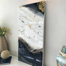 Orologio di Lusso MARMORIZZATO con Oro - 90cm  (Made in Italy)