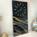 Orologio di Lusso Nero, Oro e Ardesia - 90cm  (Made in Italy)