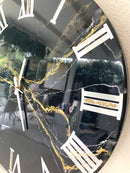 Orologio di Lusso Nero, Oro e Argento - 58cm  (Made in Italy)