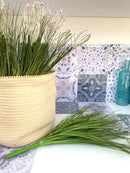 Ramo con 8 fiori di Festuca e foglie