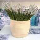 Ramo con 8 fiori di Festuca e foglie