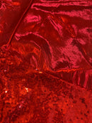 Sottoalbero Rosso 120cm con Paillettes