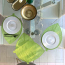 4 Tovagliette Foglia Verde