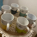 6 Tazze Colors - Ceramica