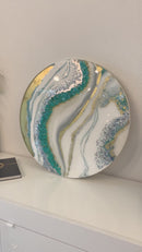 Quadro di Lusso 60cm Tiffany, Bianco e Oro (Made in Italy)