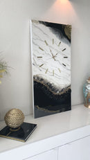 Orologio di Lusso MARMORIZZATO con Oro - 90cm  (Made in Italy)