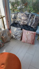 Coppia di Cuscini Marmorizzati Oro [mod.6]