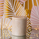 Candela Marmo Bianco con Coperchio