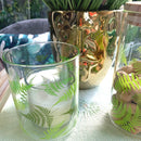 Coppia di Barattoli Jungle con coperchio in Bambu