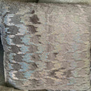 Coppia di Cuscini Grigi - Paillettes Argento [mod. 14]