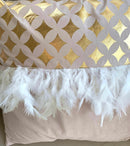 Coppia di Cuscini Piume - Cipria e Oro [mod. 3]