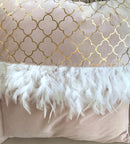 Coppia di Cuscini Piume - Cipria e Oro [mod. 4]