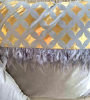 Coppia di Cuscini Piume - Grigio e Oro [mod. 6]