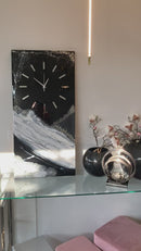 Orologio di Lusso MARMORIZZATO con Argento - 90cm  (Made in Italy)