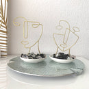 Vassoio Vetro Argento Rotondo