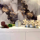 Fiori Velluto Champagne e Glitter Oro