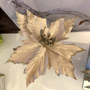 Fiori Velluto Cipria e Glitter Platino