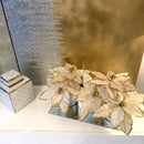 Fiori Velluto Champagne e Glitter Oro