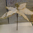 Fiori Velluto Champagne e Glitter Oro