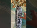Vaso GRECA in Resina Bianco e Nero H.46 cm [Edizione Limitata]