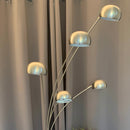 Piantana 5 STELI Argento - Base Marmo